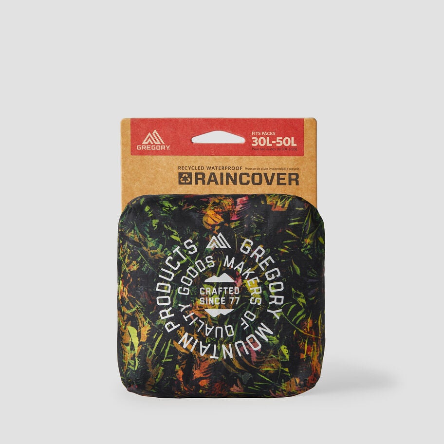 Raincover 30L-50L in the color Rain Forest. image number 2
